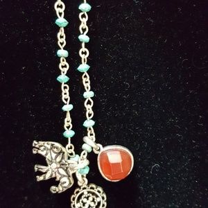 Lucky Brand Elephant Necklace